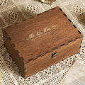 AW BRIDAL Mr and Mrs Wedding Keepsake Box Large by AWBRIDAL