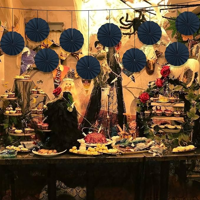 Black Party Decorations, Halloween Decor Events Accessories, Anniversary - Image 6
