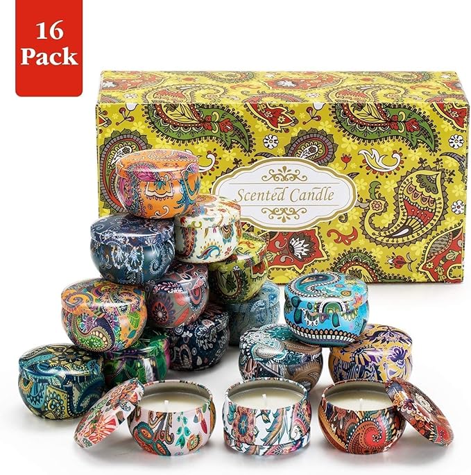 16 Pack Scented Candles Gift Set - Image 6