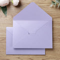 PONATIA 50 PCS/Pack Sparkle Lilac A7 Envelopes, 5.25 x 7.48'' Light Purple 5 x by ponatia