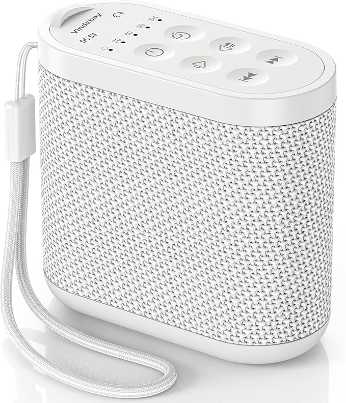 Portable Travel Sound Machine for Adults, Baby Sleeping by Vindsbay