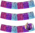 BEISHIDA 3 Packs Metallic Foil Fringe Garland Blue Purple Pink Wall Hanging by Beishida