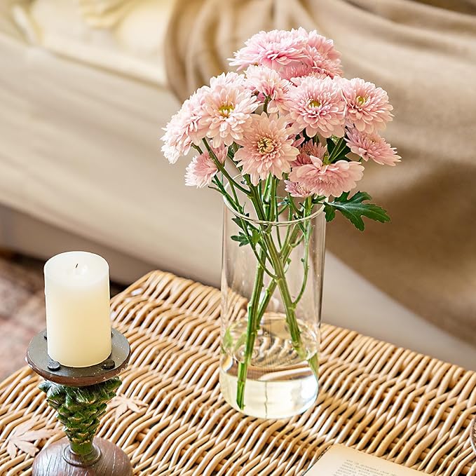 7pcs Glass Cylinder Vases for Centerpieces - Image 3