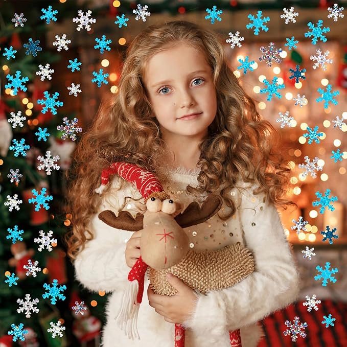 MARFOREVER Winter Snowflake Confetti Decorations - Image 3