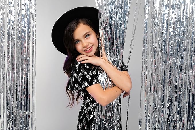 Foil Fringe Curtains Party Decorations - Image 4