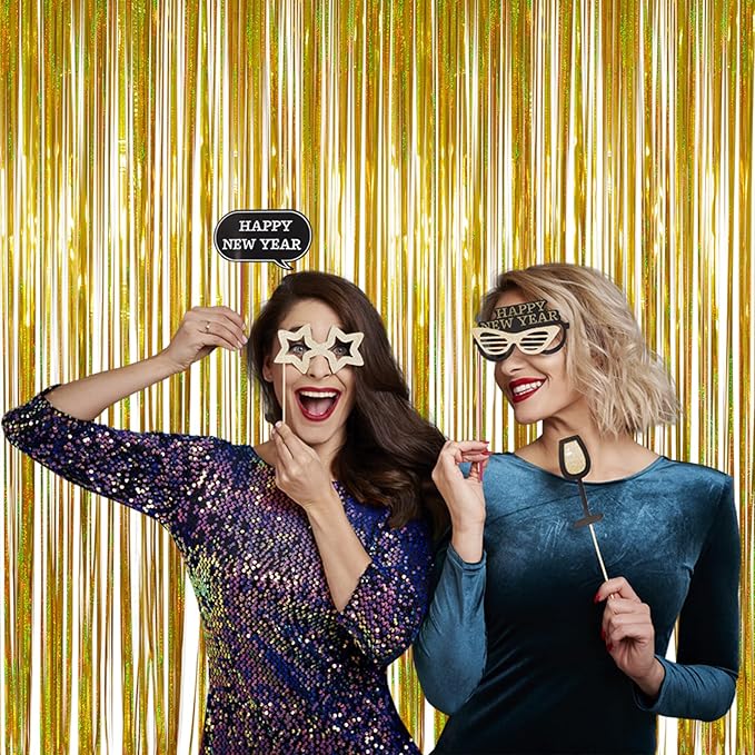 Foil Fringe Curtains Happy Retirement Decorations - Image 7