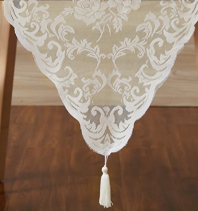 LinenZone Ivory Table Runner - Image 3