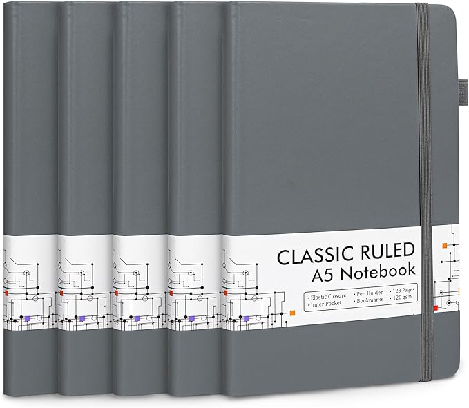 feela 5 Pack Journal Notebook Bulk by feela