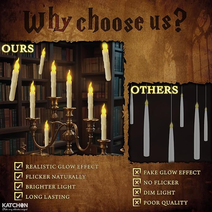 KatchOn, Halloween Floating Candles - Image 5