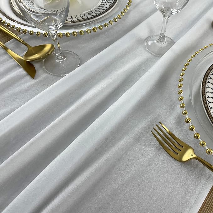 Luxurious Velvet Table Runner, 10ft Wedding Reception Decorations, 20x120inch - Image 6