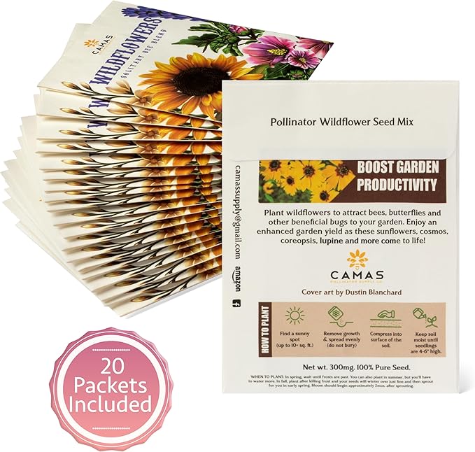 Camas- Pollinator Wildflower Seed Packets - Image 2