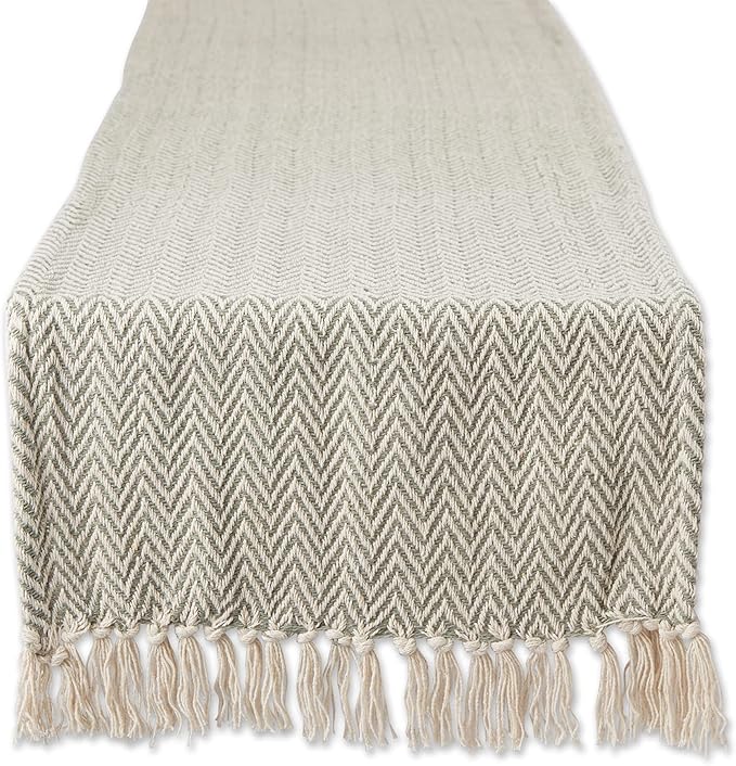 DII Woven Basic Tabletop Collection, Chevron Table Runner by DII