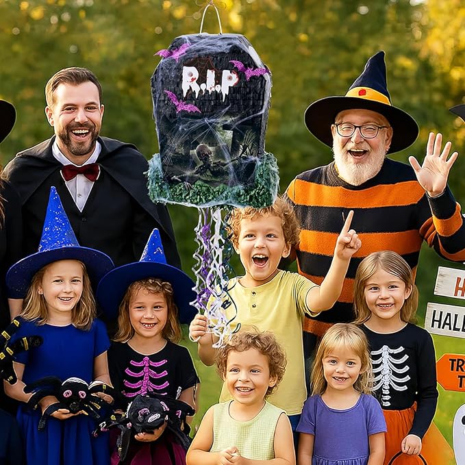 WERNNSAI Halloween Tombstone Piñata - Image 7