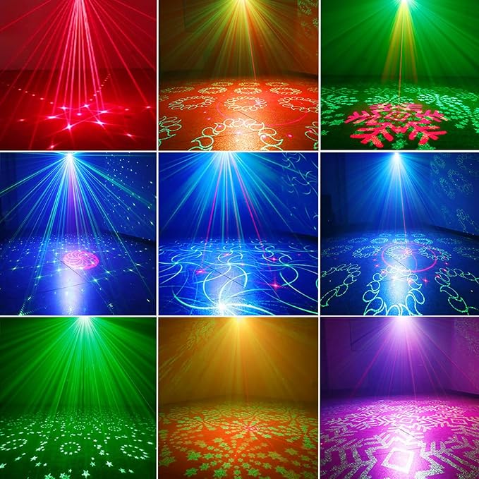 Party Lights, Disco DJ Strobe Light Rave Stage Projector Effect Dance Club - Image 2