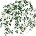 FiveSeasonStuff Bendable Shabby Chic White Flower Garlands, Artificial Silk by FiveSeasonStuff