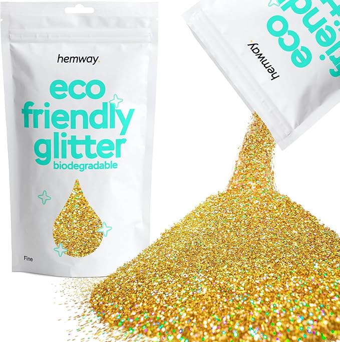 Hemway Biodegradable Glitter Eco Friendly - 100g/3.5oz Bio Cosmetic Safe by Hemway