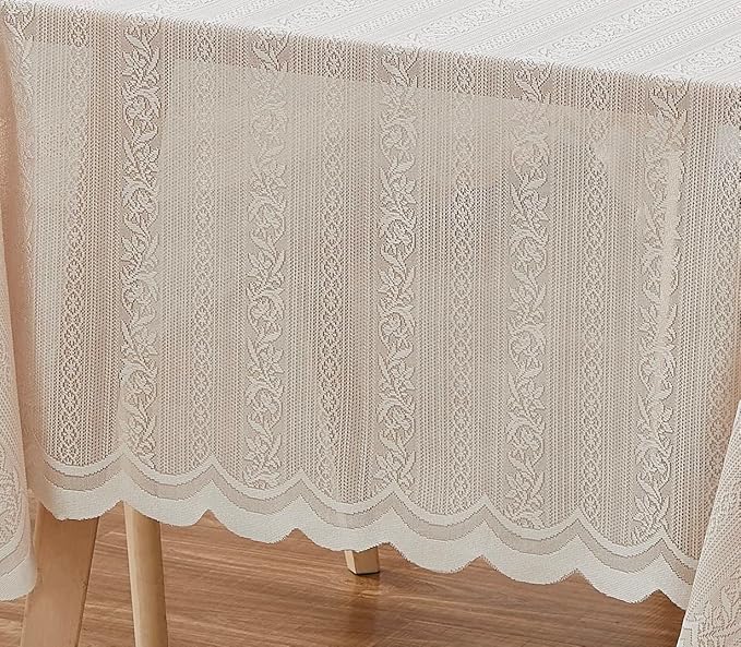 LinenZone Lace Round Tablecloth - Image 3