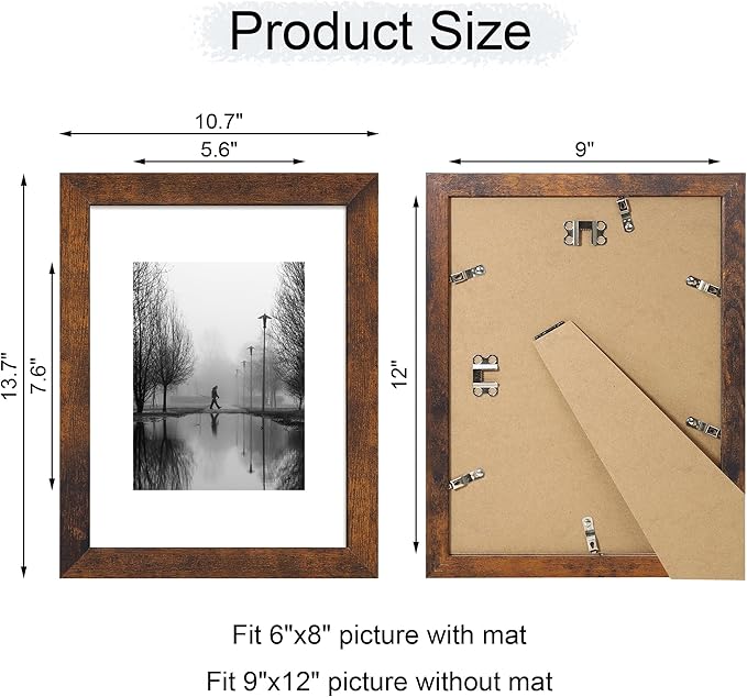 9x12 Picture Frame Set of 4 - Image 4