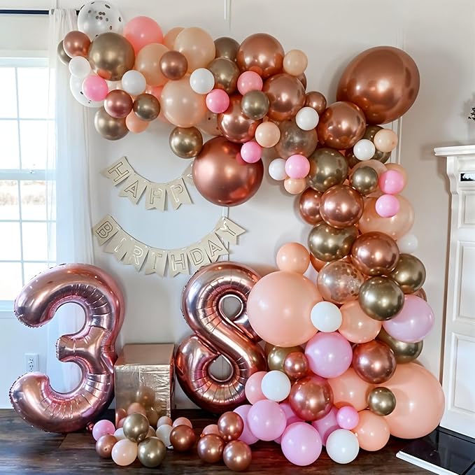 Rose Gold Balloons - Image 3