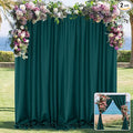 MYSKY HOME 10ft x 7ft Green Backdrop Curtains by MYSKYHOME