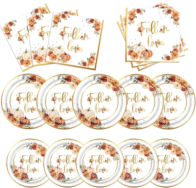 Fall In Love Bridal Shower Decorations by HAKOTI