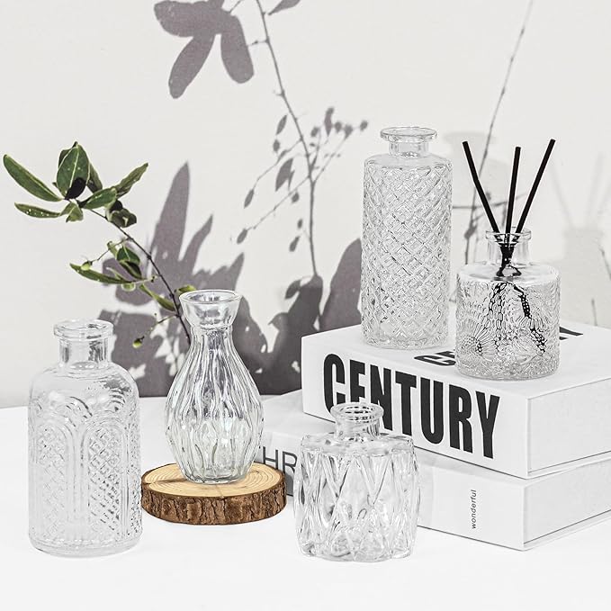 24Pcs Glass Bud Vase Set, Small Flower Vase - Image 6
