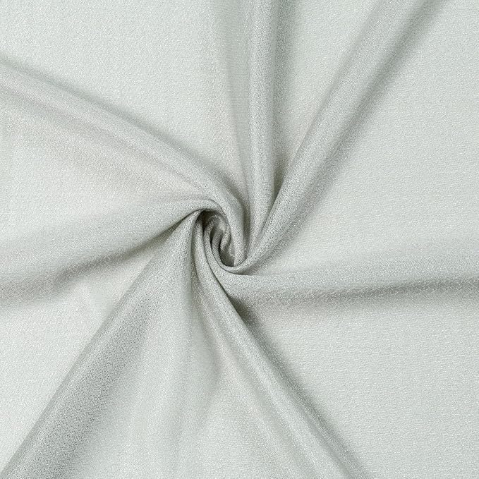 VDS Pack of 1 Panel Wedding Arch Draping Fabric Sheer Chiffon Fabric Drapery - Image 8