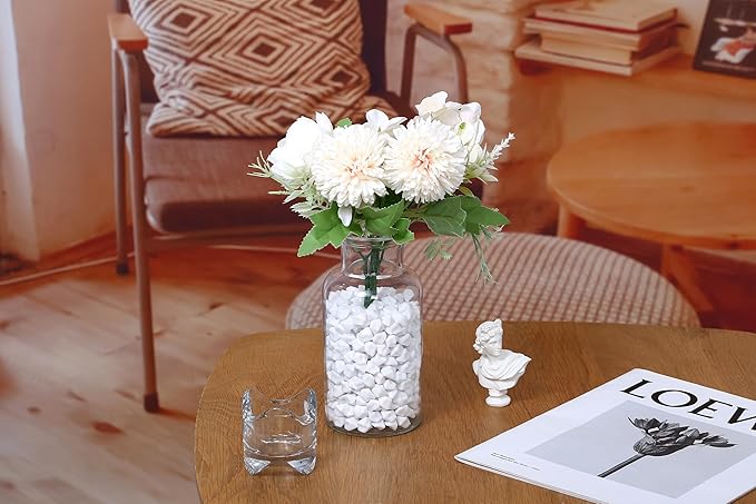 LAIDANLA 500PCS White Acrylic Gems Vase Fillers - Image 2