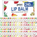 DMSKY 240 Pack Lip Balm, Natural Lip Balm Bulk by DMSKY
