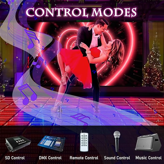 Dance Floor Stage Lights-Tempered Glass - Image 3