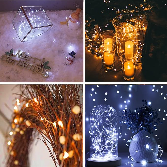 16 Pack 30 Led Fairy Lights Battery Operated String 10 Feet Waterproof Twinkle - Image 7