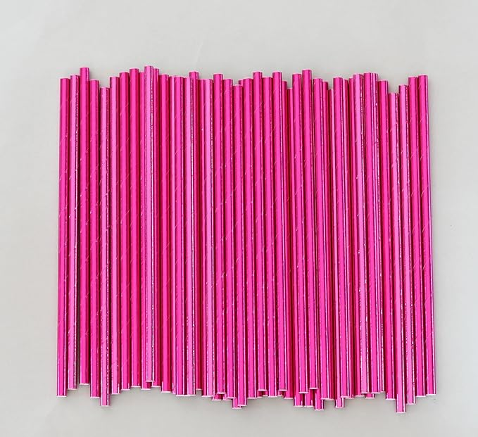 Paper Straws Party, Disposable Drinking Straws, 7.75 Inches, - Image 6