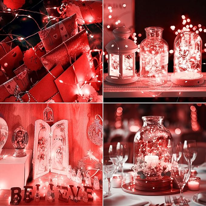 kolpop 6 Pack LED Fairy Lights Battery Operated, Mini Twinkle String Lights - Image 4