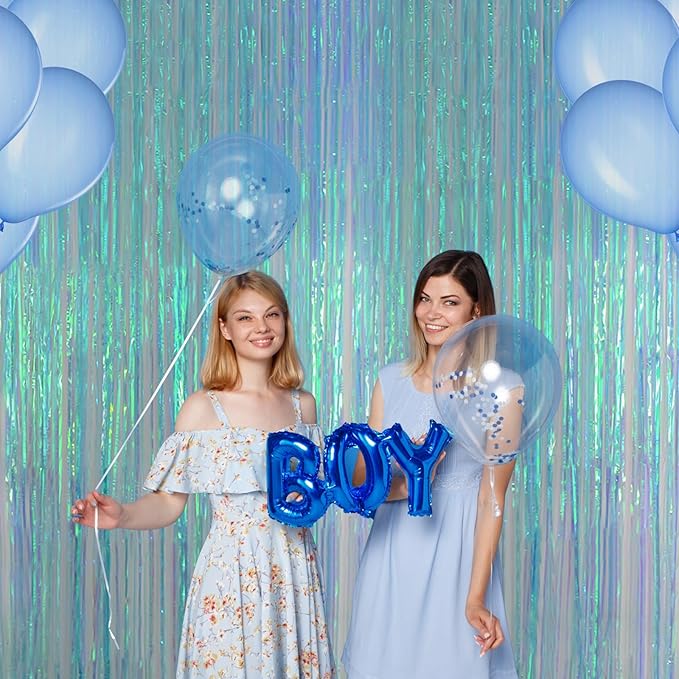 Melsan Fringe Backdrop Birthday Party Streamer Decorations - Image 6
