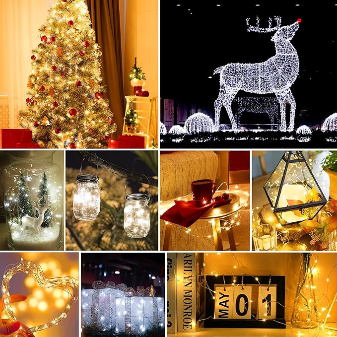 pozzolanas 24 Pack 7ft Waterproof LED Fairy Lights - Image 7