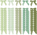 AIMUDI 5 Colors Sage Green Ribbon Bows 2.5" Satin Twist Tie Bows by AIMUDI