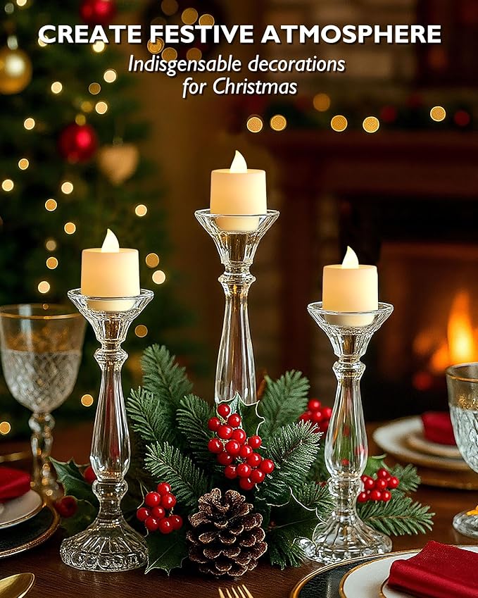 Amagic 24 Pack LED Tea Lights, Flameless Votive Candles, Lasting Electric Fake - Image 5