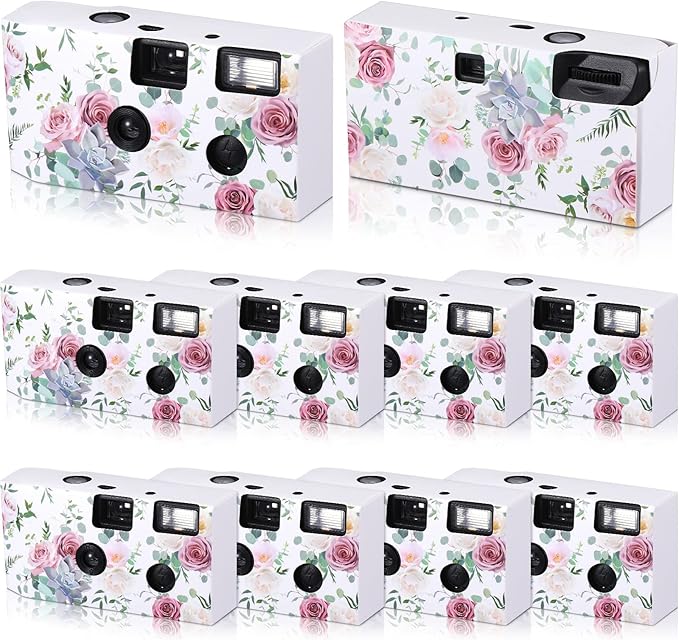 10 Pack Disposable Camera for Wedding Bulk, 34mm Single Use Camera Bulk by Zhengmy