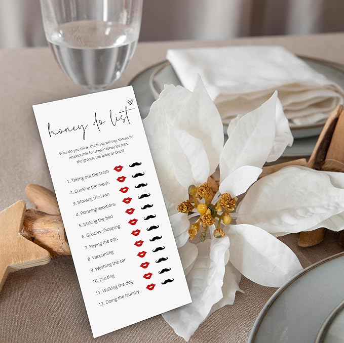 Bridal Shower Games, Honey Do List, Wedding Shower Games - Image 3