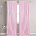 Pink Sequin Backdrop Curtains 2FTX8FT 2 Panels Sparkly Background Drapes by HMQIANG