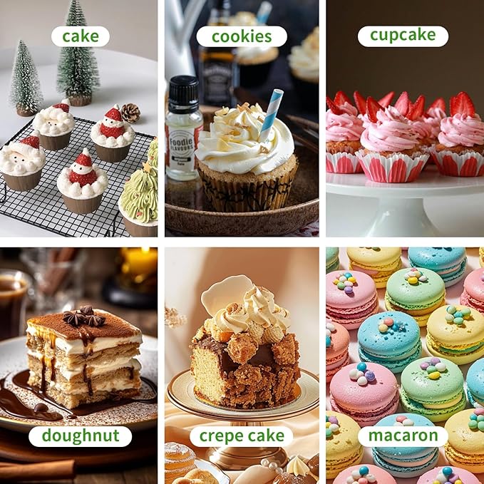 JCD 3 Packs Cake Cupcakes Combo Box 1+5 Cupcake Containers - Image 6