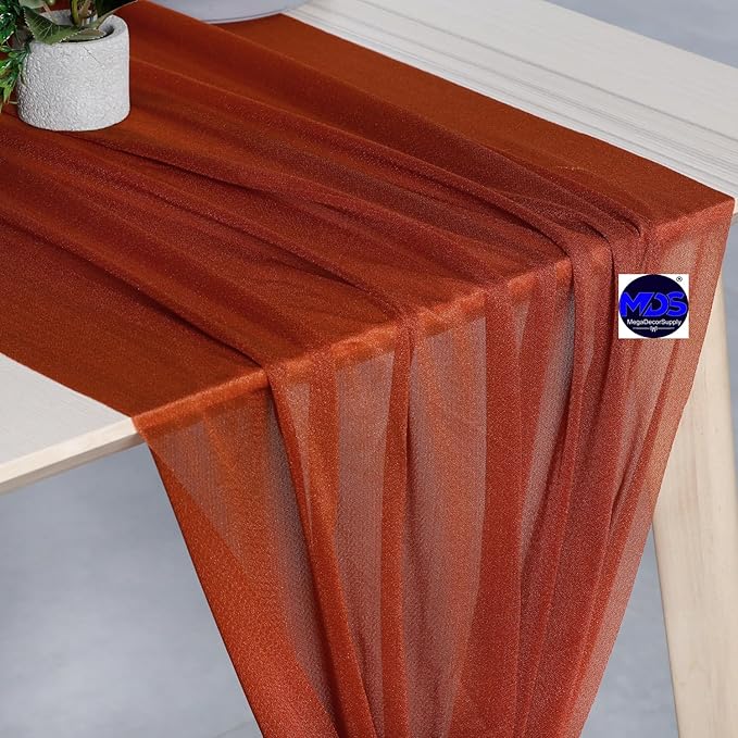 MDS Halloween Chiffon Table Runner - Image 4