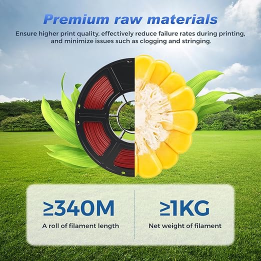 FLASHFORGE Rapid PLA Filament 1.75mm Aurora Red, 500mm/s High Speed Printing - Image 6