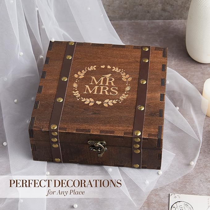 AW BRIDAL Mr and Mrs Wedding Keepsake Box - Image 5