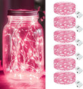 kolpop 6 Pack LED Fairy Lights Battery Operated, Mini Twinkle String Lights by kolpop