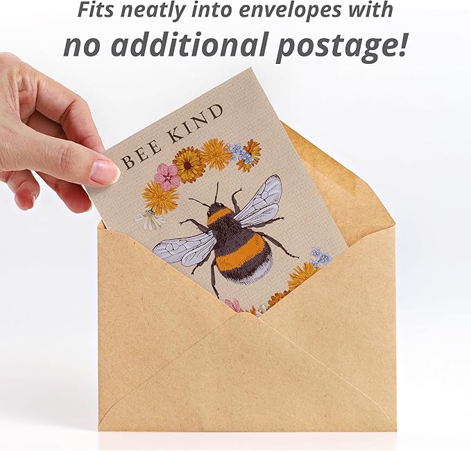 Bentley Seed Co. | Bee Kind Pollinator | Beautiful Bee Art | Environmental - Image 3