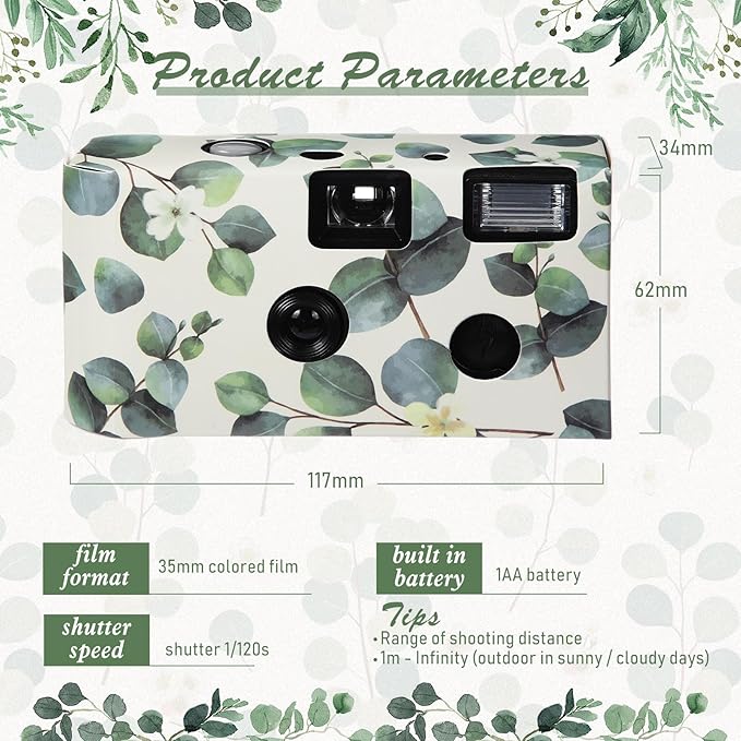 Kanayu 8 Pack Bulk Disposable Camera - Image 4