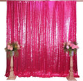 Fuchsia Sequin Backdrop Sequin Backdrop Sparkly Background Drapes by HMQIANG