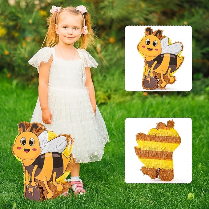 VINTS Bee Piñata Large Kids Bee Piñata - Image 4