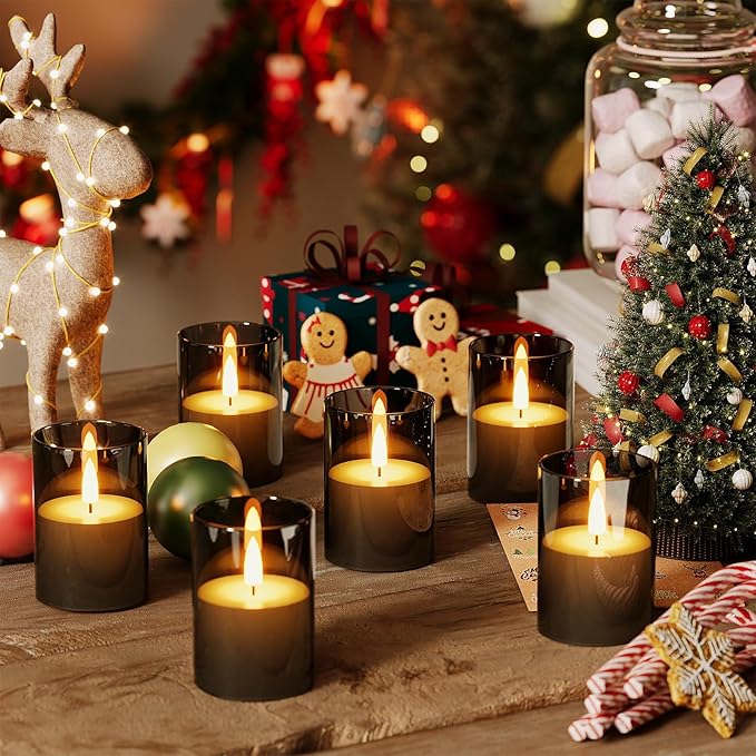 12Pack Flickering Flameless LED Candles - Image 5